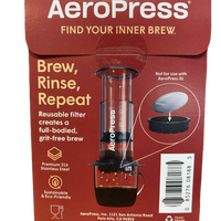 Aeropress Stainless Filter Packet Back