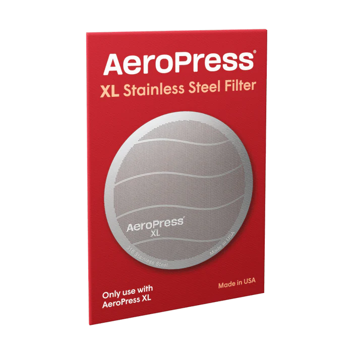 Aeropress XL Stainless Filter Packet Front