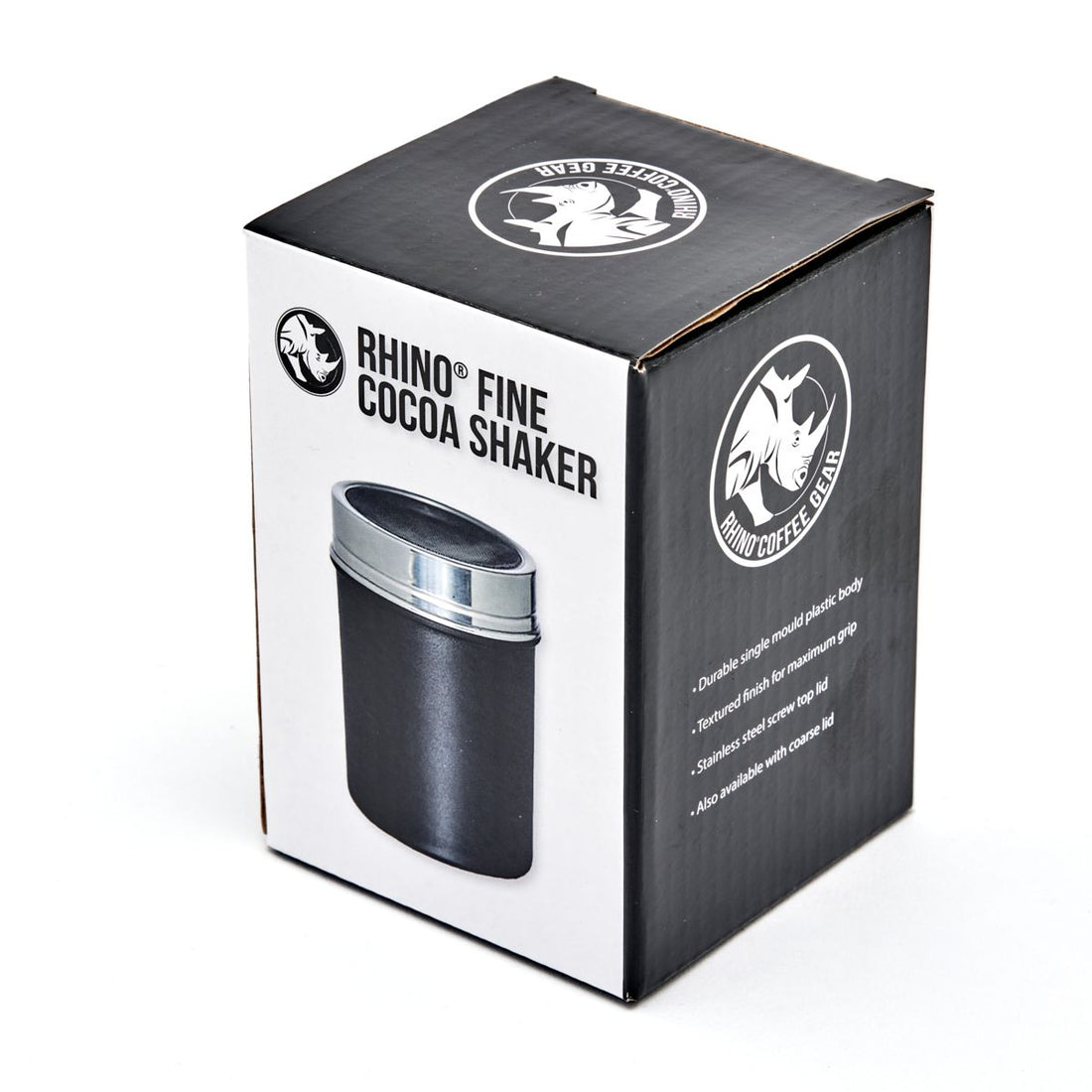 Rhino Black Cocoa Shaker in Box