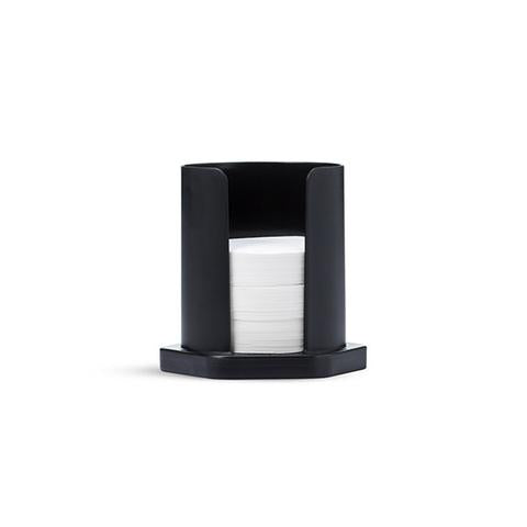 Aeropress filters in storage base