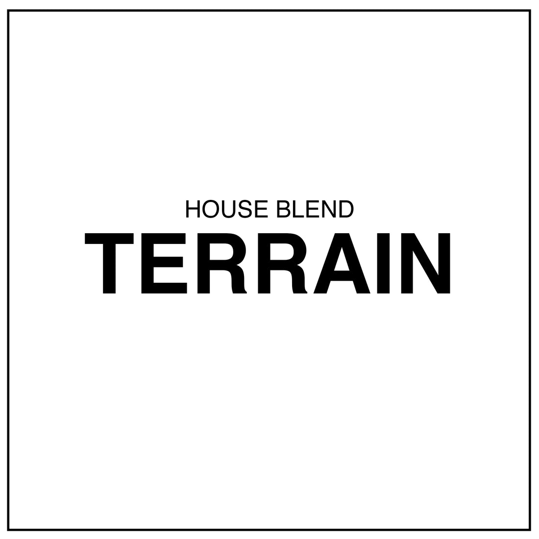 Toasted Coffee Terrain Blend