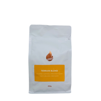 Toasted Coffee Terrain Organic Blend 250gm Bag