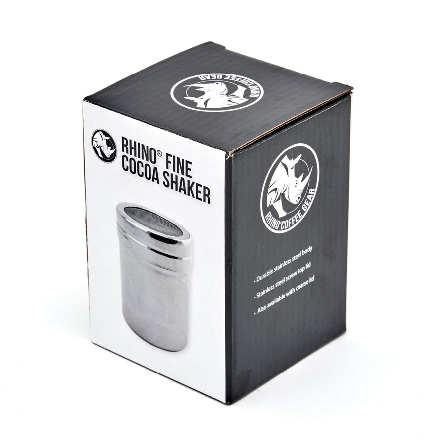 Rhino Stainless Cocoa Shaker in Box