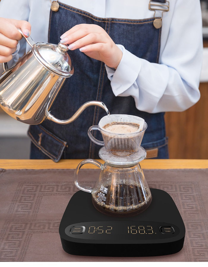 Brew Ace Coffee Scale 2k6 with pour over