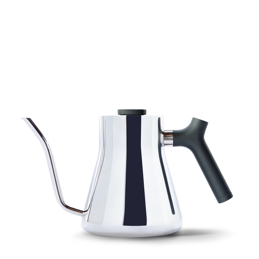 Fellow Stagg Polished Steel  Pour over kettle side view